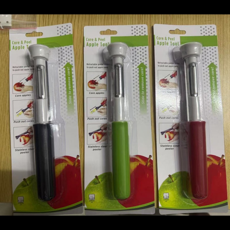 2-in-1 Fruit Corer and Peeler Tool - Image 2