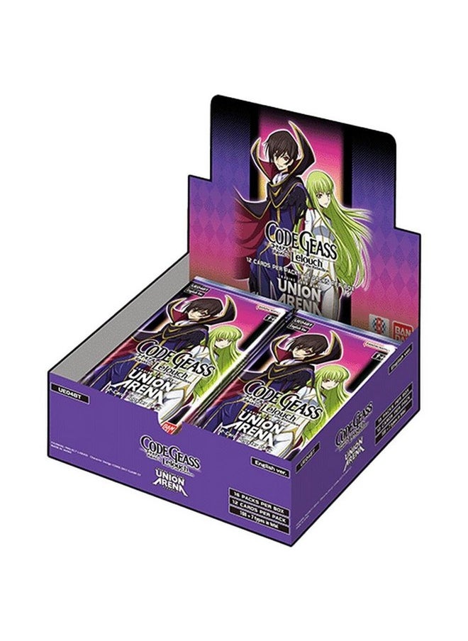 Union Arena Card Game: Booster Box: Code Geass: Lelouch of The Rebellion (UE04BT)