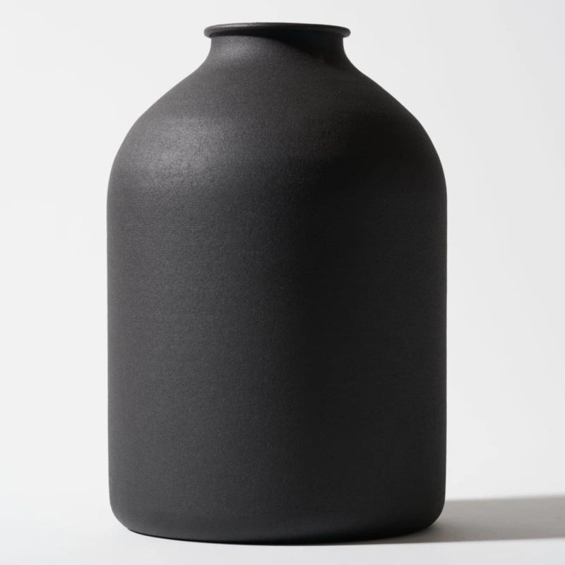 Large Black Vase for Flowers Decor Living Room  86in Tall Matte Black Arlo Vase for Dining Coffee Table Centerpieces Wabi Sabi Decor Big Decorative Modern