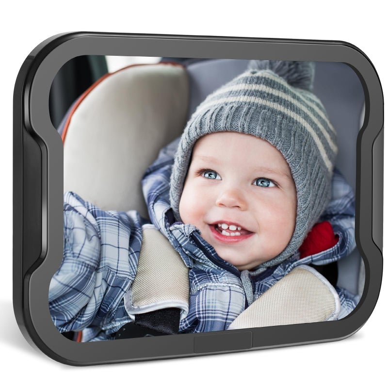 Zacro Baby Car Mirror, Shatter-Proof Acrylic Baby Mirror, Rearview Baby Mirror-Easily to Observe The Baby's Every Move, Rear Facing Car Seat Mirror Safety and 360 Degree Adjustability - Image 1