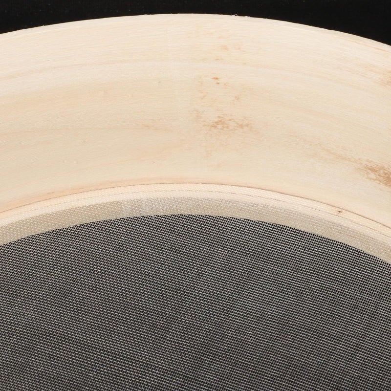 Wooden Flour Sieve 27cm Diameter Fine Mesh Handheld Sifter For Baking Dough And Soy Milk Filtering - Image 4