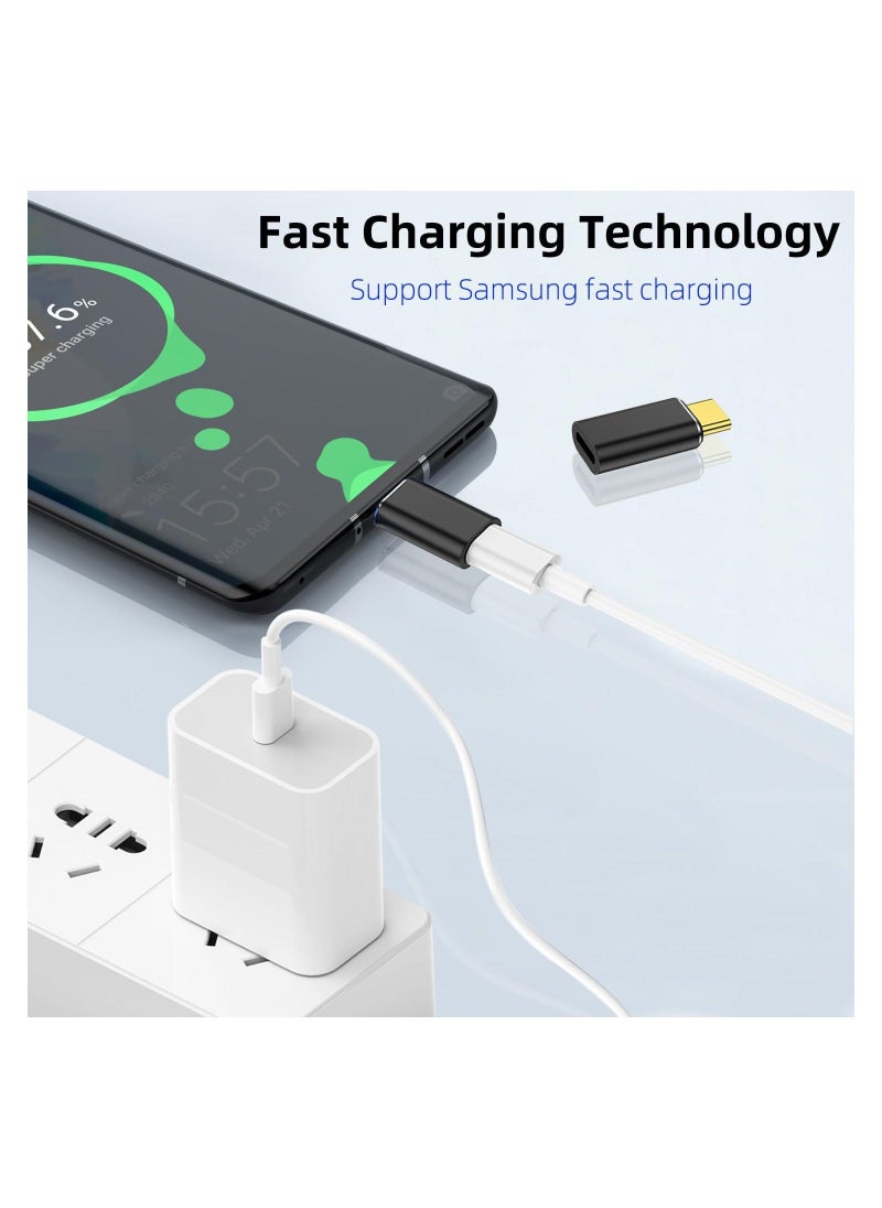 Generic - USB-C Male to Lightning Female Adapter (2 Pack), PD Fast Charging & Data Transfer, USB Type C Charger Connector Compatible with iPhone 15/15 Plus/15 Pro/15 Pro Max, iPad Air, Other Type C Device - Image 1