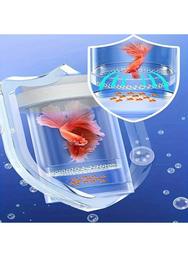 2pcs Durable PE Aquarium Fish Hatchery Box Floating Breeding Cage Safe Fry Isolation - Image 4