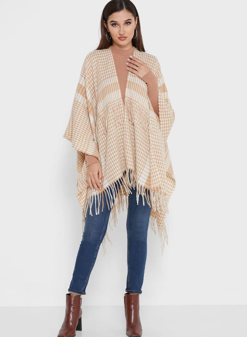 VERO MODA Fringe Poncho
