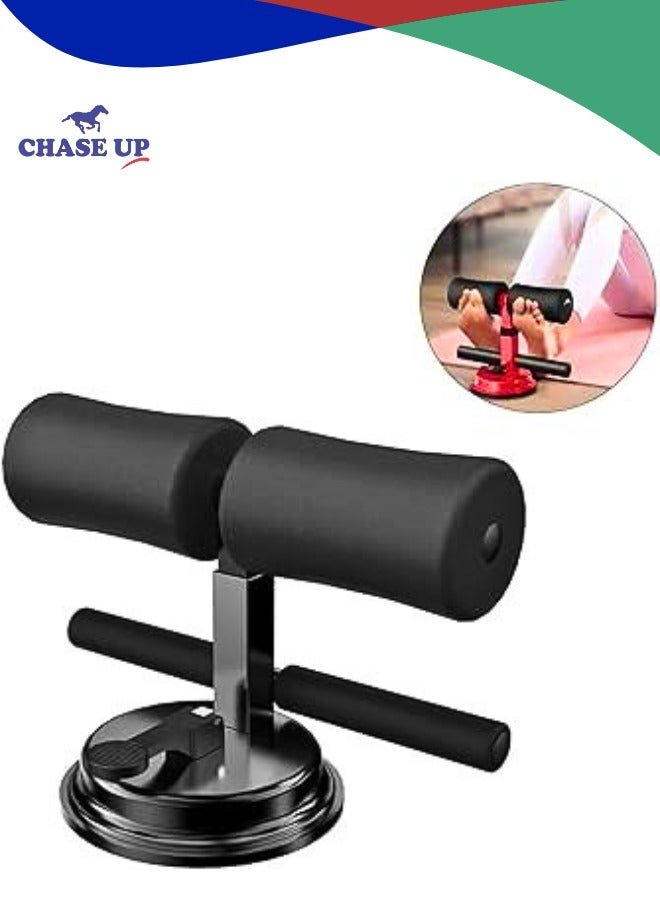 Chase Up Sit-Up Bar With Foam Handle and Rubber Suction Seat Up Fitness Equipment Sit-ups and Push-ups Assistant Device For Weight Lose Gym Workout Abdominal Curl Exercise Work Out Trainer (Pack of 1)