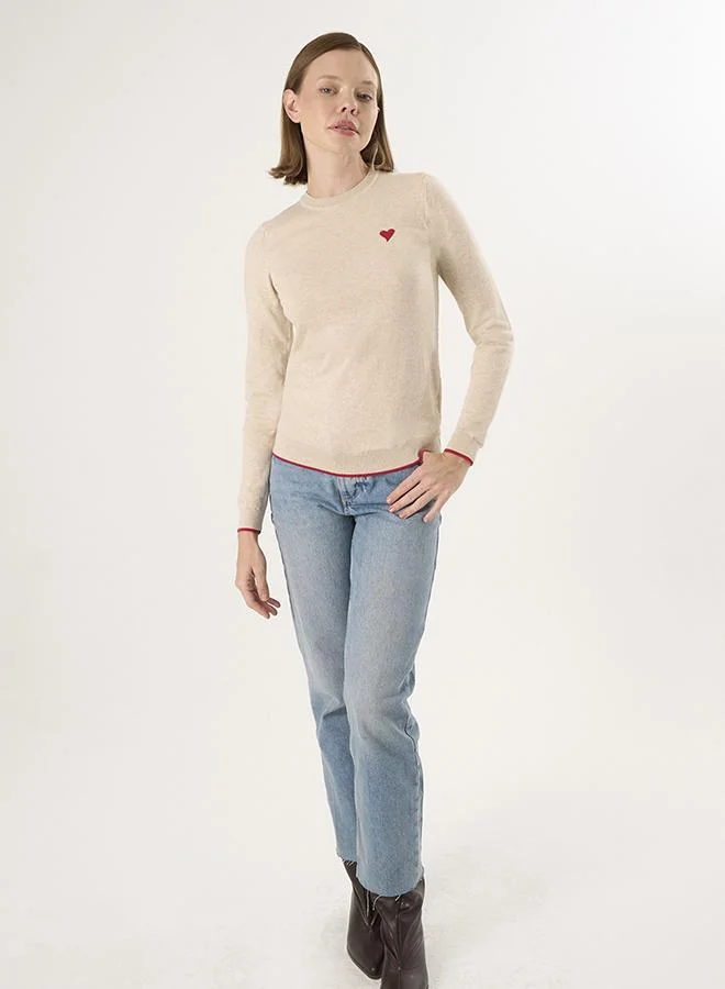 فيليكس هاردي Crew Neck Knitted Pullover