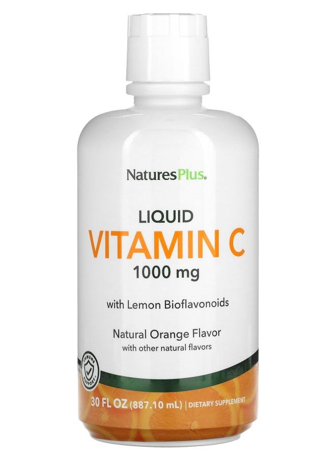 NaturesPlus Liquid Vitamin C Natural Orange 1000 mg 30 fl oz (887.10 ml) 