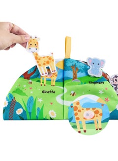 Generic Source Manufacturers 21 0-3 Year Old Baby Cloth Book Animal Tail Cloth Book Early Education Ha Ha Mirror Desk Calendar Cloth Book Toys-color:056-3A Garden Tail Cloth Book 54G-Specifications:Our Supports Labeling  - Image 5