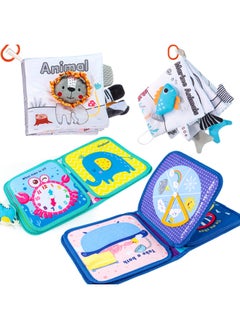 Generic Source Manufacturers 21 0-3 Year Old Baby Cloth Book Animal Tail Cloth Book Early Education Ha Ha Mirror Desk Calendar Cloth Book Toys-color:056-3A Garden Tail Cloth Book 54G-Specifications:Our Supports Labeling  - Image 3