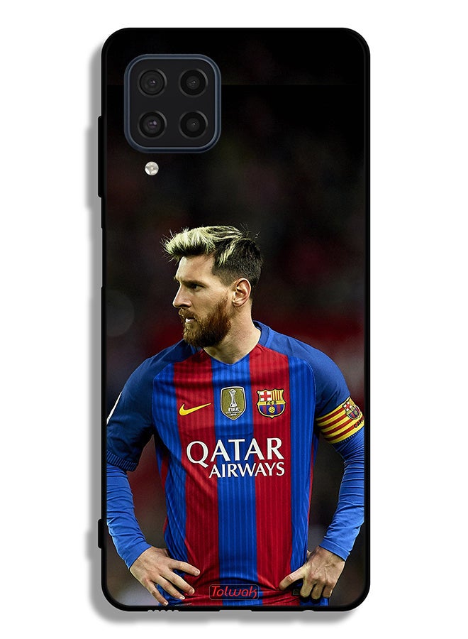 Tolwak Samsung Galaxy M32 4G Protective Case Cover Messi Barcelona - Image 2