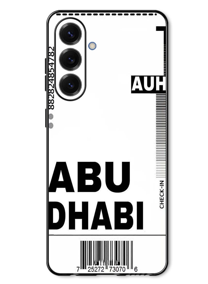 Theodor Case Compatible with Samsung Galaxy A57 Protection Shockproof Bumper Cover AUH boarding pass - Image 1