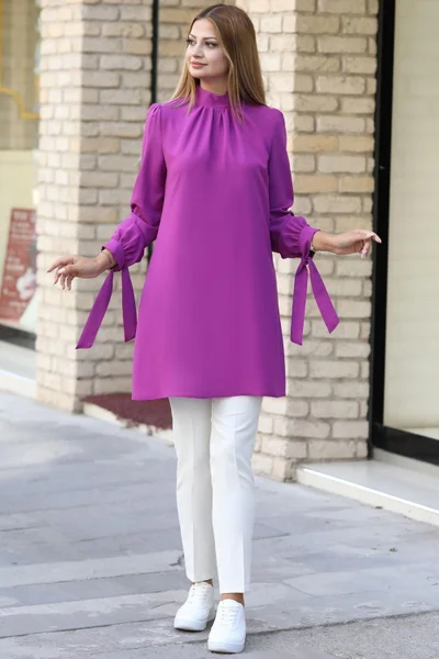 Esilanur Esila Hijab Tunic Lilac
