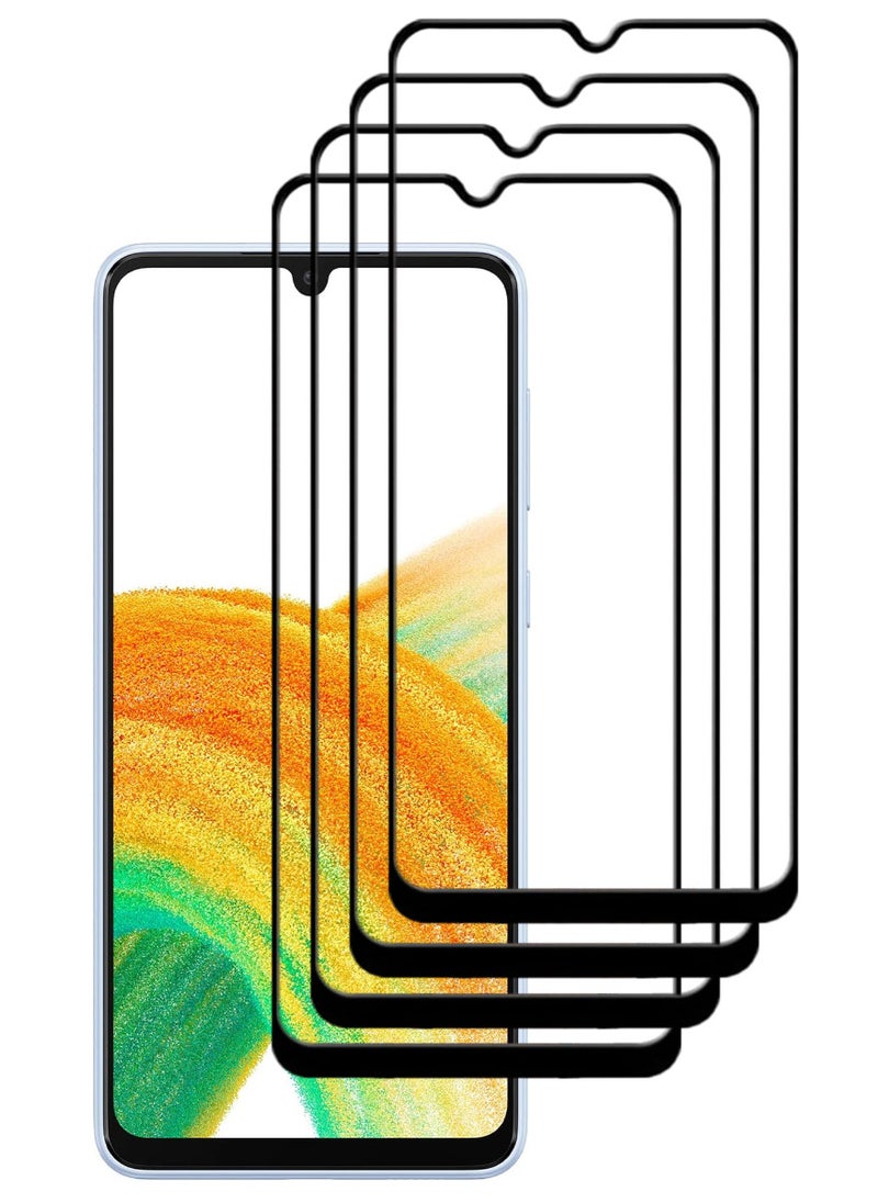 ACLIX 4 Pieces Antistatic ESD Dustproof Premium Quality High Definition Tempered Glass Screen Protector Designed For Samsung Galaxy A335G - Image 1
