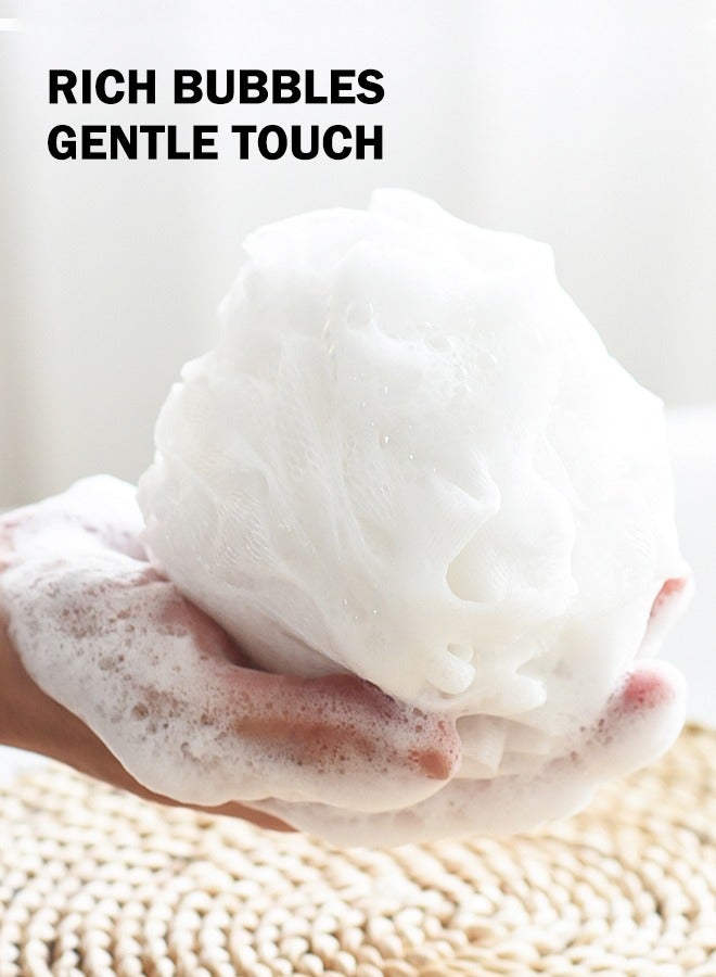 3-Piece Bath Gift Set – Includes a foot pumice stone, exfoliating bath pouf, and body scrub towel – everything needed for a refreshing and deep cleansing shower routine. - Image 3