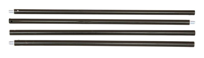VTS Curtain Rods with Conversion Adopder Convert The Light Stand into a Backgound, Backdrop System 2.25Feet Each Rod 4Pcs Set with Carry Bag - Image 5