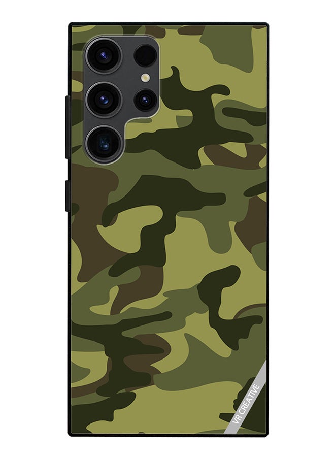 VR CREATIVE Protective Case Cover For Samsung Galaxy S24 Ultra Military Texture Design Multicolour - Image 1