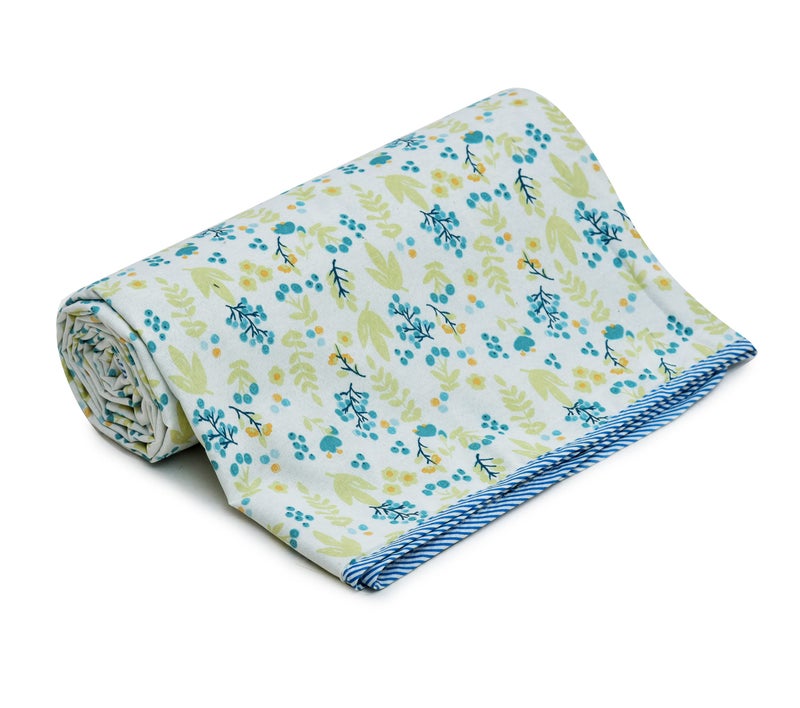 RRC Cotton Reversible Dohar Single Bed, Soft Lightweight Bed Blanket, AC Dohar Blanket for Summers/Winter 57X87(Inches) Flannel Dohar Throws for Bed - Image 5