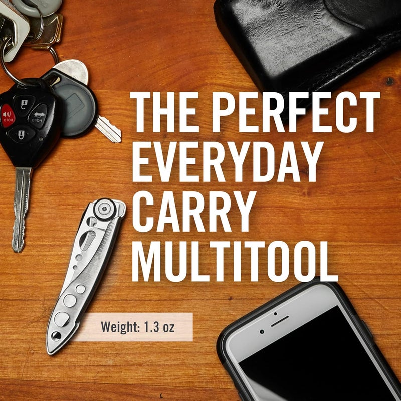 LEATHERMAN أداة متعددة الاستخدامات Skeletool KBX مع سكين وفتاحة زجاجات، من الفولاذ المقاوم للصدأ - Image 3