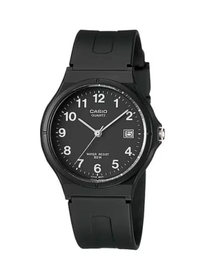 كاسيو Men's Resin Analog Watch MW-59-1B - 36.1 mm