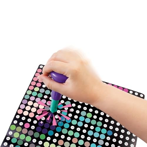 Make It Real اجعلها حقيقية طابع للكشف عن ملصقات النقاط DIY، 1 طابع لكل مجموعة و 3 ملصقات نقاط | مجموعة حرفية، نشاط فني، للفتيات والأطفال من عمر 6 سنوات، أرنب، ضفدع، باندا - Image 5