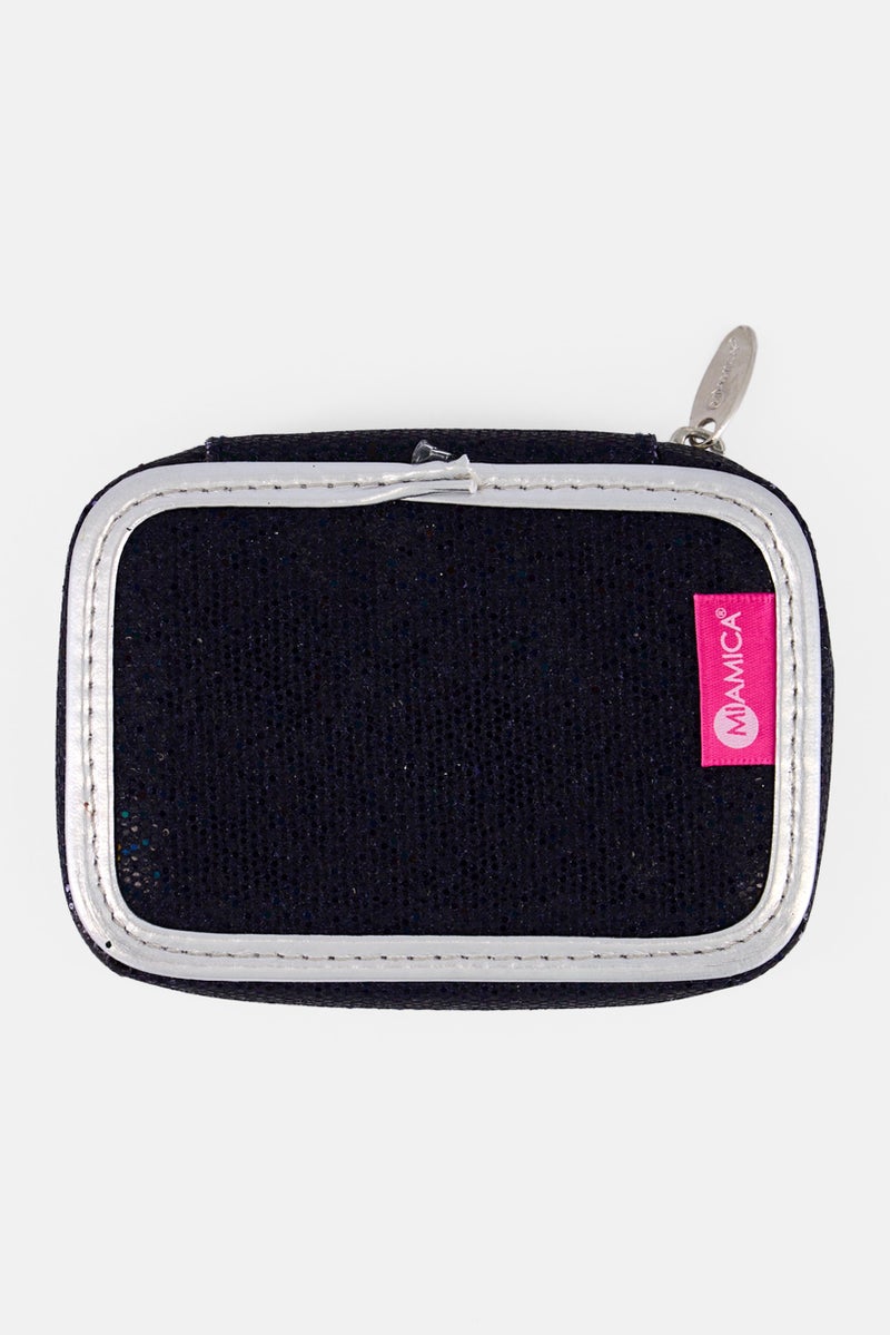 Miamica Pill Case With Removable Plastic Organizer, Navy Blue  - Image 1