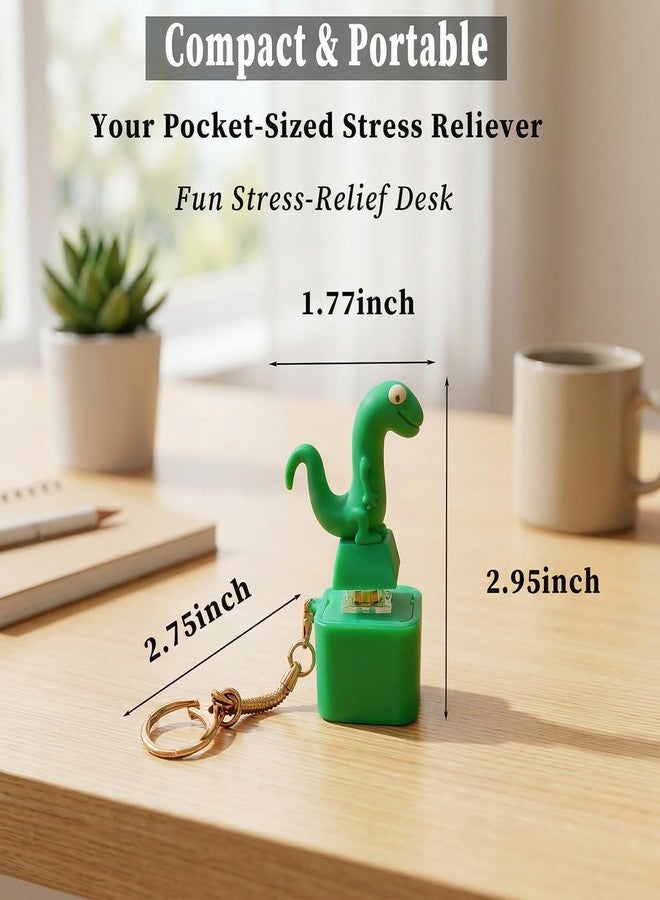 LULUMONIA Lizard Keychain Sound Fidget Toys,Rechargeable Lizard Anxiety Keychain Button with Colorful Light & Sound, Fun Toy, Adults Keyboard Clicker April Fools' Day Prank Gift(2PCS) - Image 5
