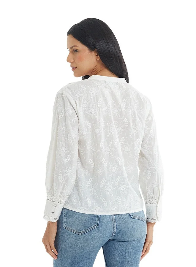 Asharae  Women's Full Sleeve Top With Laces Comfortable Material, Breathable Daily Wear, Casual Fashion Outfit, Special Occasion Outfit, Trendy & Chic Apparel for Women | Best Price UAE