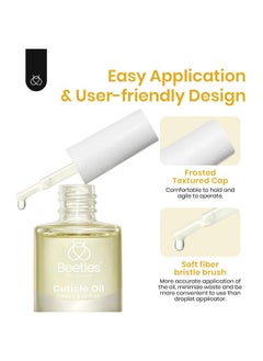 beetles Gel Polish Beetles 7.5ml Cuticle Oil Nail Oil Cuticle Oil Care for Nail, Damaged Cuticles, Stronger Nails Spa and Hand Manicure Essentials for Repaired Thin Nails DIY Home Nail for Women  - Image 5