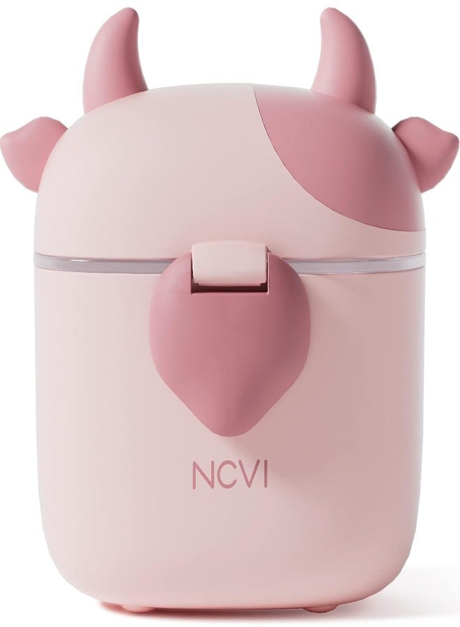 Bebamour Baby Formula Dispenser On The Go, Formula Container to Go, Formula Holder for Travel, Candy Fruit Snack Storage Container with Scoop and Leveller (Pink) - Image 1