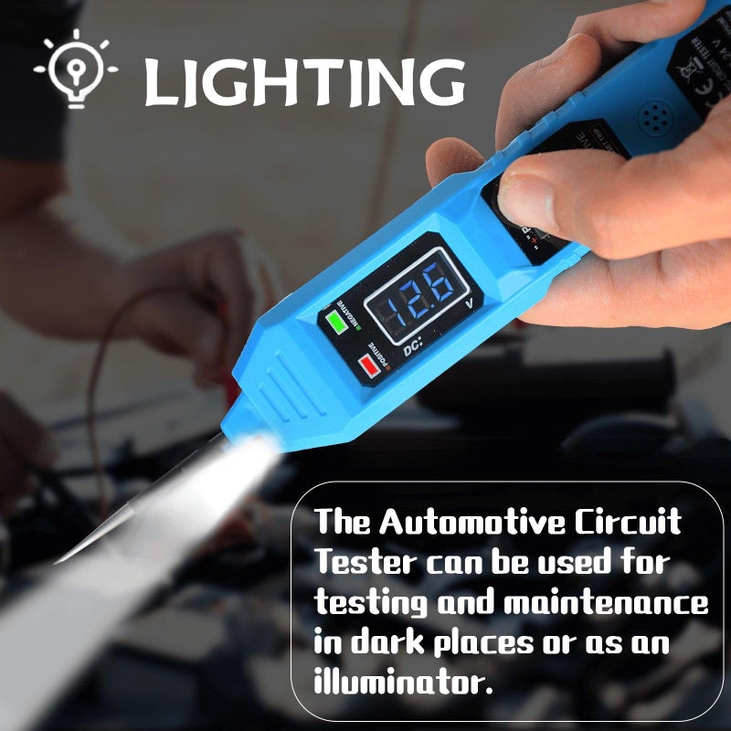 Bfminitool Power Circuit Probe Tester, 3.5V-36V DC Multifunctional Car Circuit Tester, Power Fuse & Voltage Tester with Test Light, Automotive Circuit Breake Finder Tool for Continuity Testing - Image 4