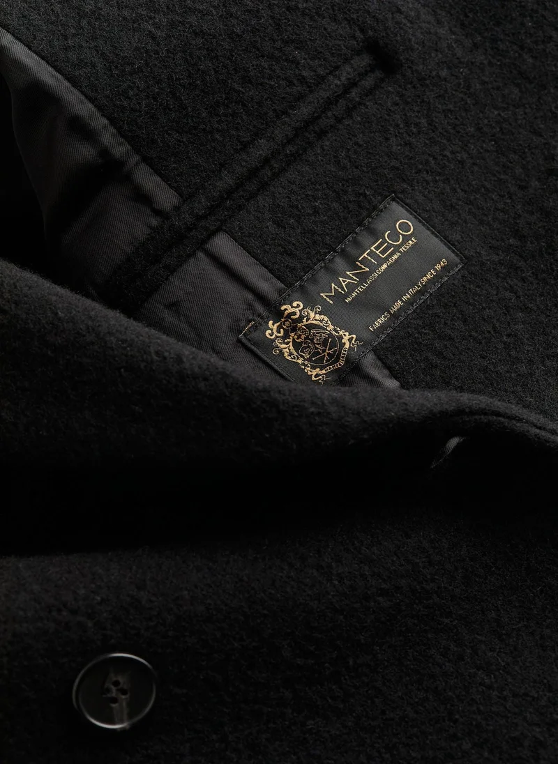 H&M Wool Blend Double Breasted Jacket