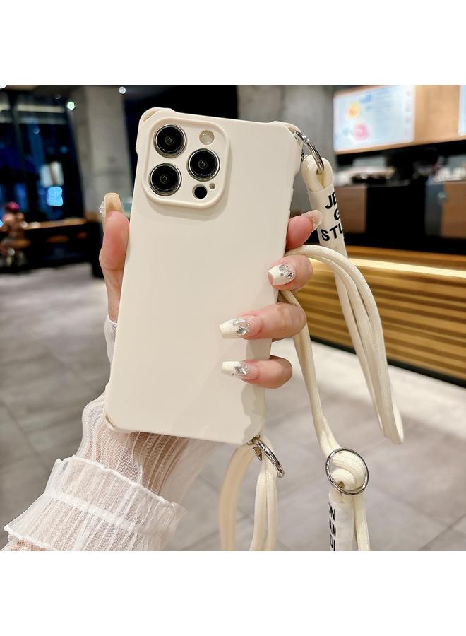 اس-توب جراب هاتف iPhone 14 Pro Max Crossbody Liquid TPU مقاوم للصدمات بأربع زوايا - Image 1