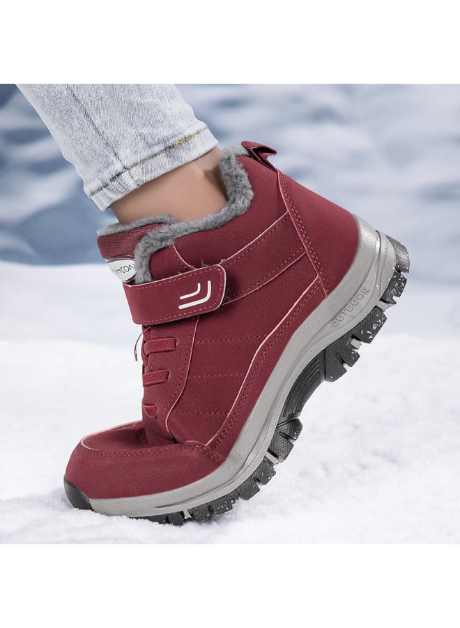 Cotton Shoes For Couples, Elderly Shoes, Winter Velvet Cotton Boots For Men And Women, Warm Cotton Shoes, Snow Boots