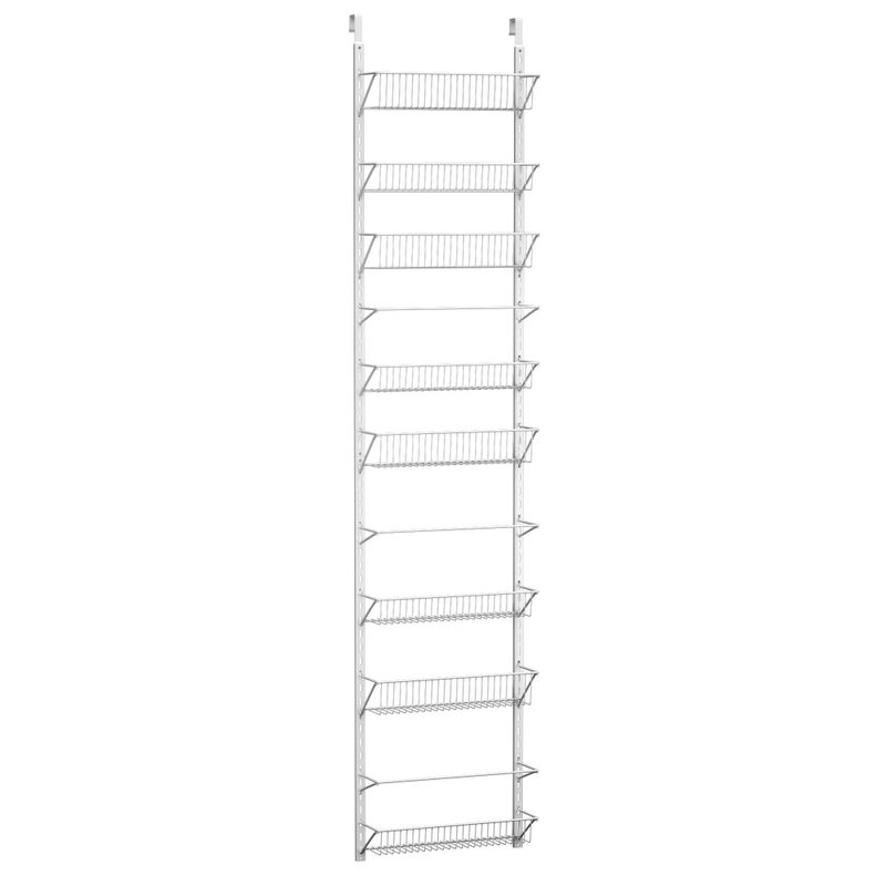 Home-Complete Over the Door Pantry Organizer - 9-Tier Organizer for Bathroom, Closet, or Kitchen Storage - Pantry Organizers and Storage by Home-Complete (White) - Image 1