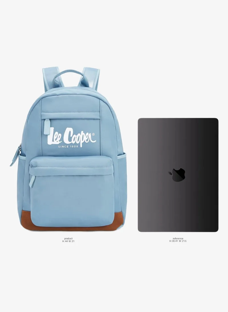 لي كوبر Solid Backpack With Adjustable Shoulder Straps