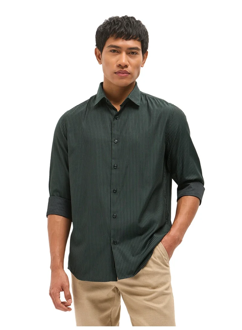 ذا بير هاوس Men’s Long Sleeve Shirt – Classic, Comfortable and Stylish Essential for Work, Travel or Casual Outings