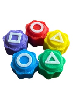 Remal 3D Korean Traditional Play Game, Gonggi Korean Game, Gonggi Jack Stone Pebbles Set, Stone Catching Game,Korean Folk Game, Hand Eye Coordination Training Toy, Family Travel Games  - Image 2