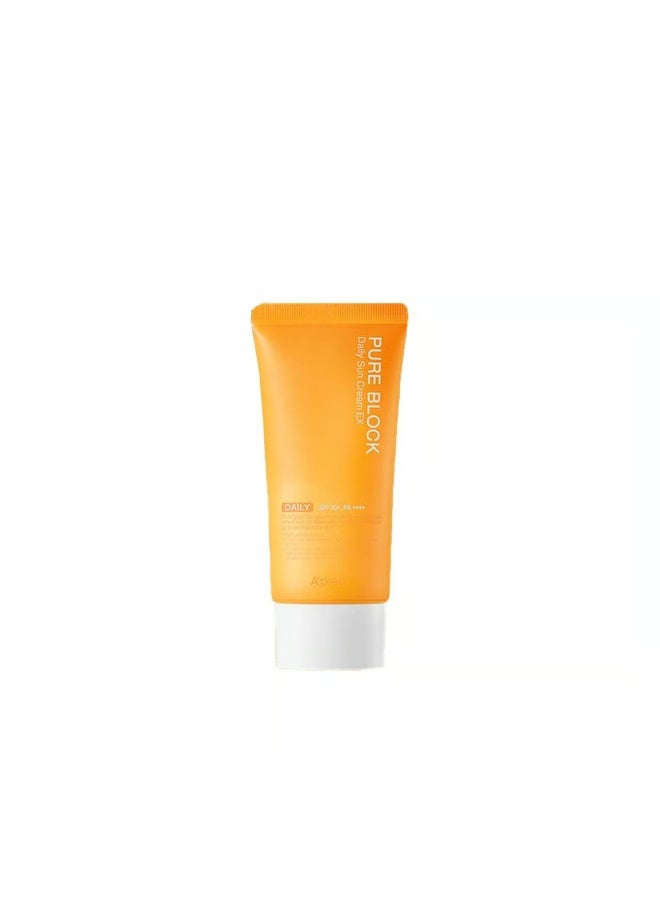 A'Pieu Pure Block Daily Sun Cream EX SPF50+ 50ml - Image 1