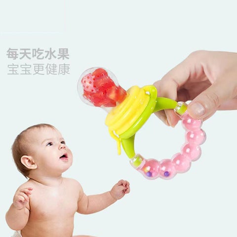 Infant Teether Rattle Toy 0-12 Months Rattle Bite (color random)
