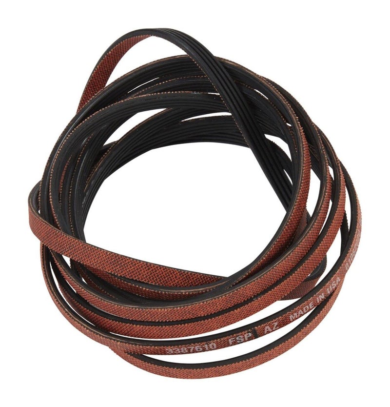 ويرلبول 341241 حزام طبل المجفف باللون الأبيض - Image 1