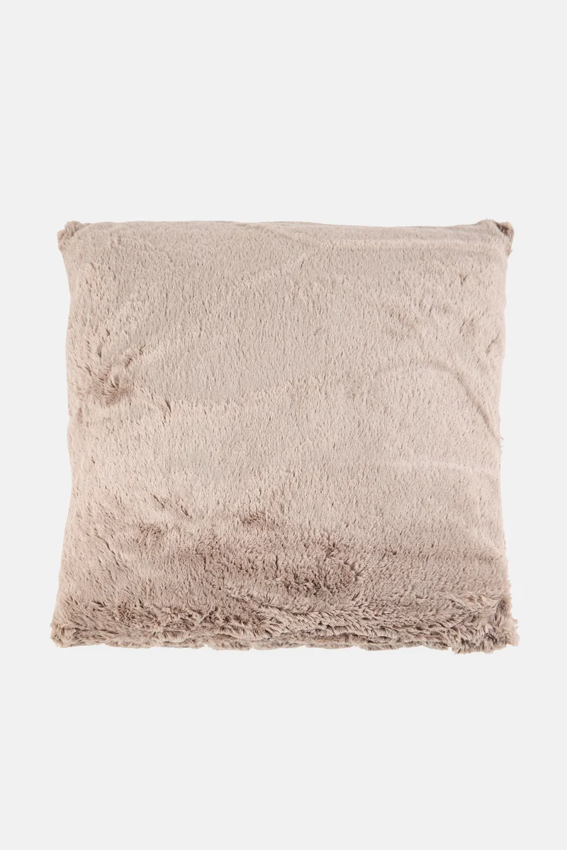 Muy Mucho Square Textured Removable Cover Cushion, Dark Grey