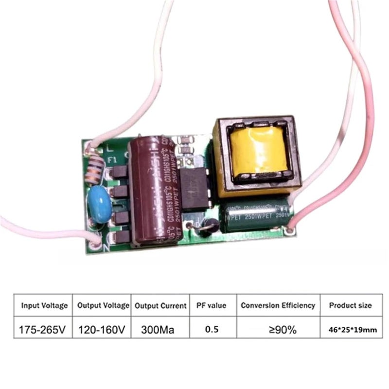 36 50W محول إمداد الطاقة لمصباح LED لوحة وحدة إشعاع 3W 5W 8W 18W 36W - Image 2