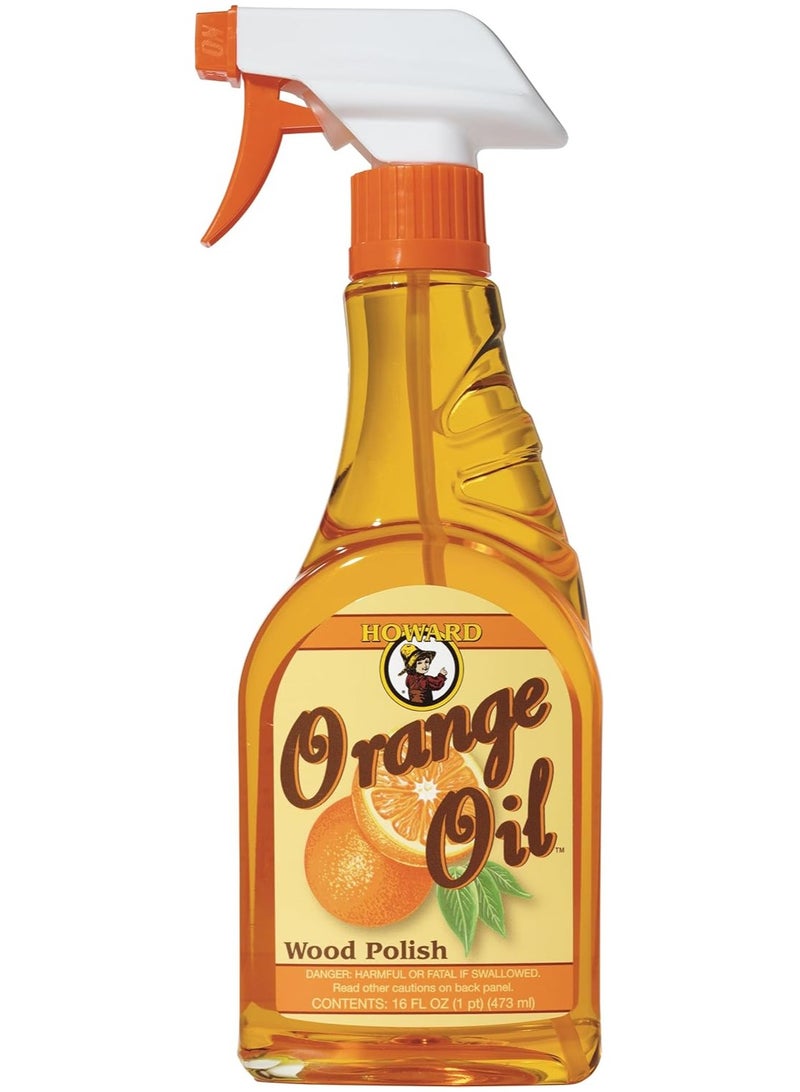 Howard Orange Oil Wood Polish16 oz