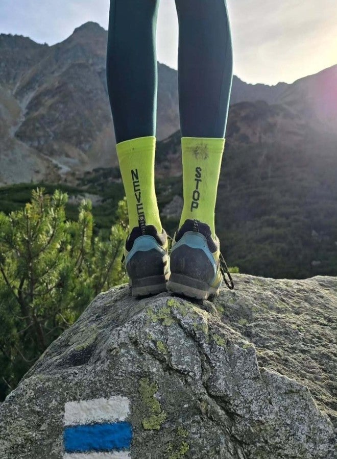 تودو جوارب جري نسائية طويلة من TODO، جوارب جري طويلة بنقش مميز، جوارب جري مناسبة لجميع الفصول. جوارب جري حرارية (لا تتوقف أبداً، مقاس 35-38). - Image 2