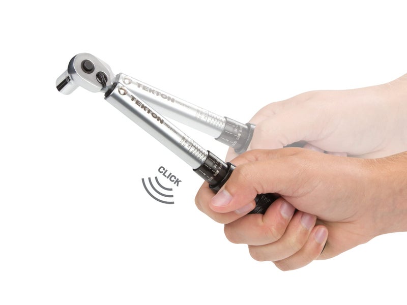 TEKTON 1/4 Inch Drive Dual-Direction Click Torque Wrench (10-150 in.-lb.) | TRQ21101 - Image 5