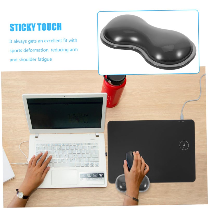 Silicone Non Slip Golf Mouse Pad With Wrist Support For Gaming And Office Desk - Image 4