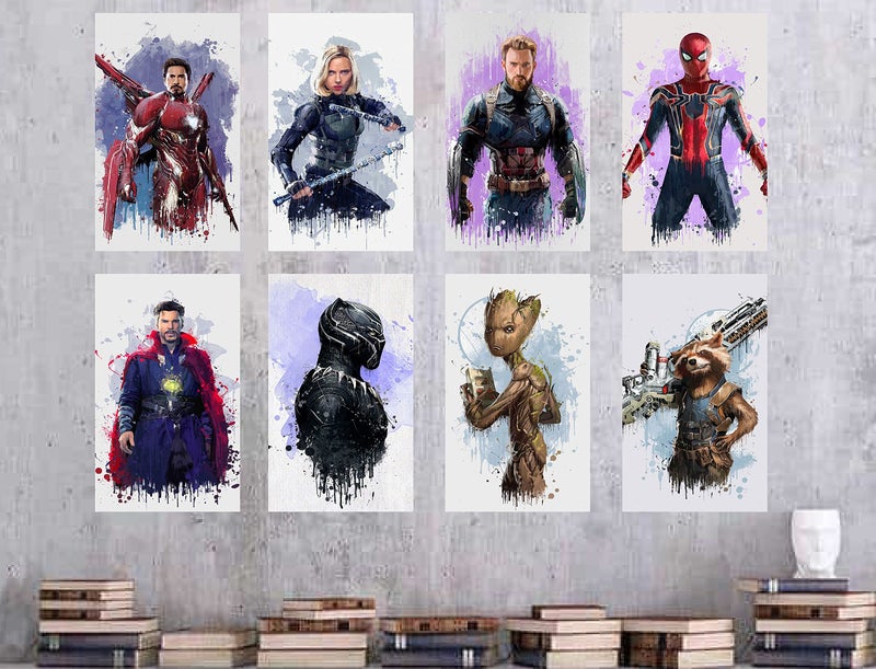 AD INFINITUM Movies Paper Wall Poster, White, 9"x13" - Image 3
