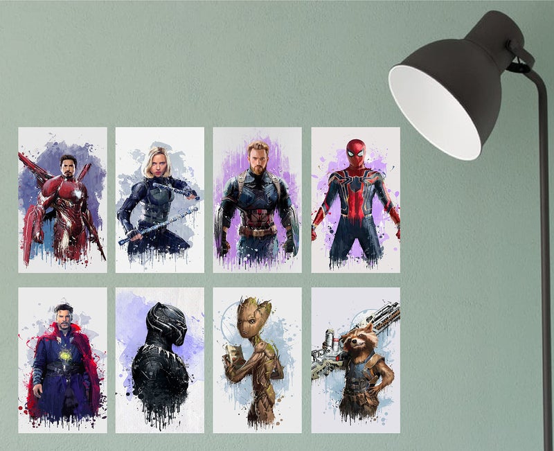AD INFINITUM Movies Paper Wall Poster, White, 9"x13" - Image 2