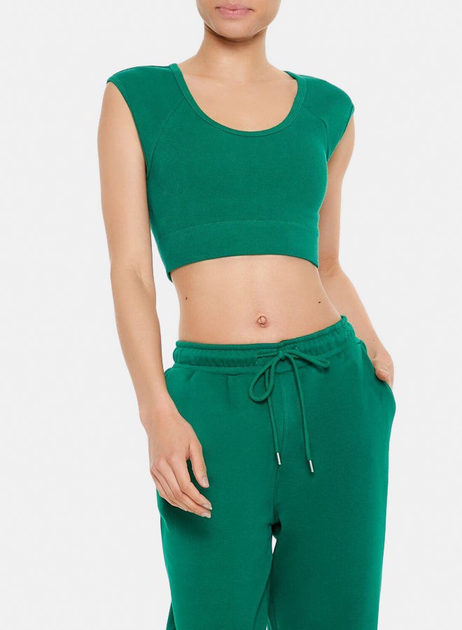 FOREVER 21 Active Seamless Raglan Crop Top - Image 1