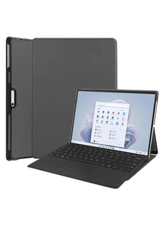 Compatible with Microsoft Surface Pro 11 (2024) 13 inch Case,PU Leather Flip Stand Hard PC Back Cover for Funda Tablet Case